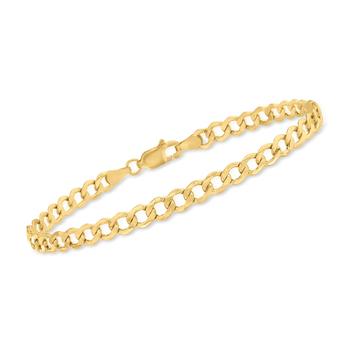 商品Ross-Simons | Ross-Simons 4.3mm 14kt Yellow Gold Curb-Link Chain Bracelet,商家Premium Outlets,价格¥2219图片