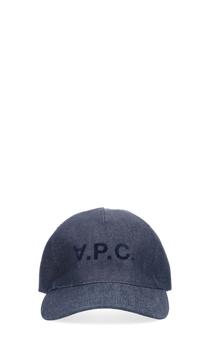 apc真假, A.P.C. | A.P.C. Men's Blue Cotton Hat商品图片 