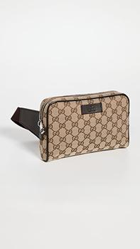 商品[二手商品] Shopbop Archive | Gucci GG 帆布拉链顶部腰包,商家Shopbop CN,价格¥7496图片