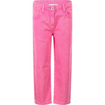 推荐Logo pockets embroidery straight fit jeans in pink商品