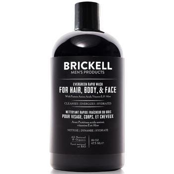 商品Brickell Men's Products Evergreen Rapid Wash, 16 oz.图片