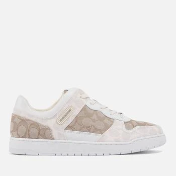 推荐Coach Men's C201 Mixed Signature 1 Basket Jacquard-Canvas Trainers商品