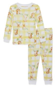 商品Burt's Bees | Kids' Bunny Plaid T-Shirt & Pants PJ Set,商家Nordstrom Rack,价格¥96图片
