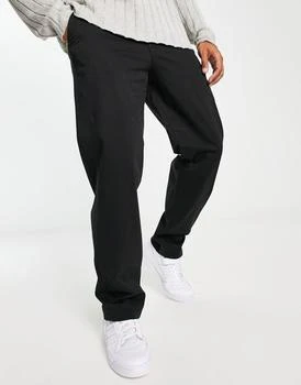 推荐Jack & Jones Intelligence loose fit chino in black商品