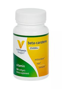 商品Beta Carotene Antioxidant - 25,000 IU (100 Softgels)图片