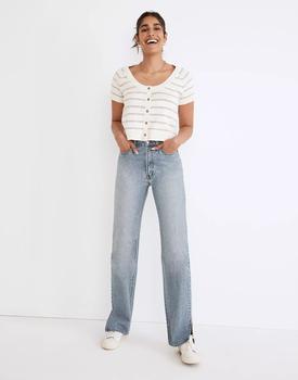 Madewell | The Perfect Vintage Straight Jean in Applefield Wash: Side-Slit Edition商品图片,6.8折