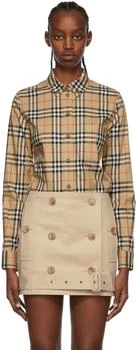 Burberry | 棕色 Vintage Check 衬衫 