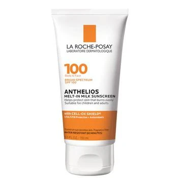 La Roche Posay | La Roche-Posay Anthelios Melt-in Milk Body Face Sunscreen Lotion Broad Spectrum SPF 100 (Various Sizes) 独家减免邮费