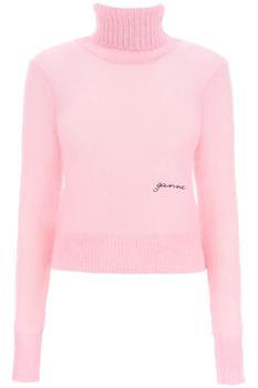 Ganni | MOHAIR BLEND TURTLENECK SWEATER商品图片,额外6折, 额外六折