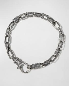 Konstantino | Men's Etched Rectangular Link Bracelet,商家Neiman Marcus,价格¥2654