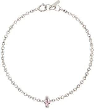 Justine Clenquet Silver Nate Choker