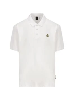 推荐Moose Knuckles Pique Logo Embroidered Polo Shirt商品