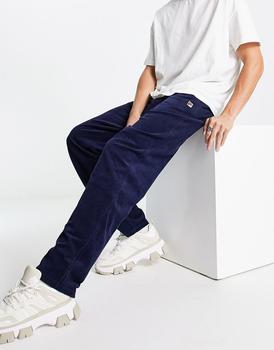 Fila | Fila cord joggers with logo in navy商品图片,