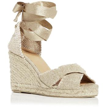 加拿大Castaner, Castaner | Castaner Womens BLUMA WEDGE ANKLE TIES Strappy Sandals商品图片 5.9折
