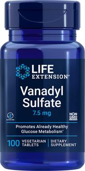 商品Life Extension Vanadyl Sulfate - 7.5 mg (100 Vegetarian Tablets)图片