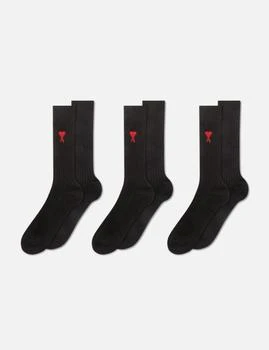 AMI | Three Pack Ami de Coeurs Socks 5.4折