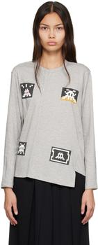 Comme des Garcons | Gray Invader Edition E-3 Long Sleeve T-Shirt商品图片,独家减免邮费