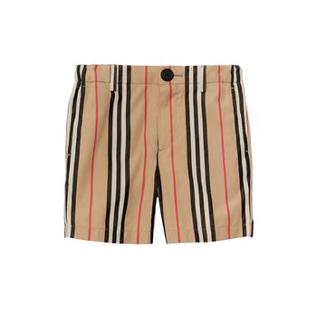 Burberry | Nicki Icon Stripe Shorts (Little Kids/Big Kids)商品图片,独家减免邮费
