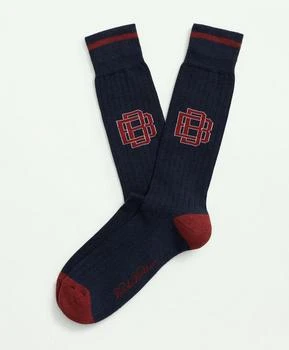 Brooks Brothers | Cotton Blend Varsity Socks,商家Brooks Brothers,价格¥85
