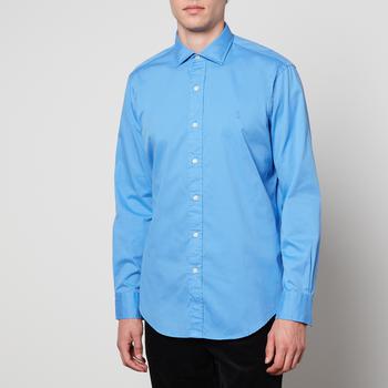 Polo Ralph Lauren Men's Custom Fit Garment Dyed Twill Shirt - Harbor Island Blue product img