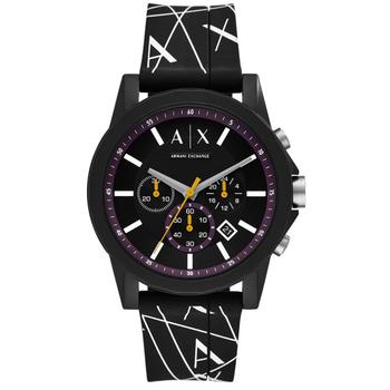 Armani Exchange | Armani Exchange Classic Mens Chronograph Quartz Watch AX1349商品图片,8折