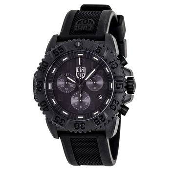 推荐Luminox Navy Seal Colormark Blackout Dial Chronograph Quartz Men's Watch XS.3081.BO.F商品