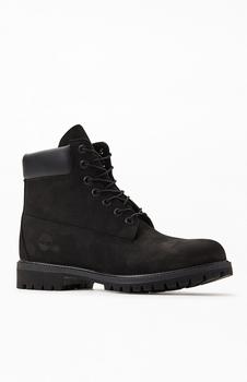 推荐Black Premium Waterproof Leather Boots商品