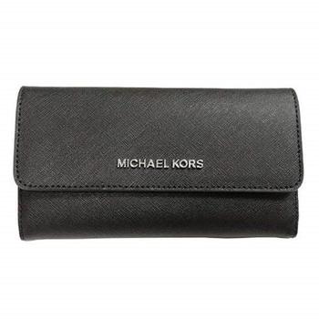 Michael Kors | ICHAEL KORS JET SET TRAVEL K Signature Leather LARGE TRIFOLD WALLET商品图片,4.8折