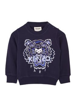 推荐KIDS Blue tiger-embroidered cotton sweatshirt (2 years)商品