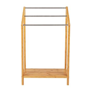 商品Mind Reader | 3 Tier Freestanding Towel and Sheet Drying Rack with Bottom Shelf, Quilt Stand,商家Macy's,价格¥630图片