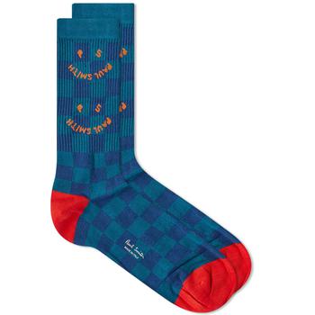 Paul Smith | Paul Smith Happy Block Sock商品图片,独家减免邮费