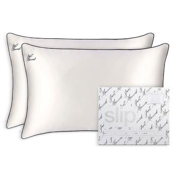 商品Slip | Just Married Pillowcase, Pair,商家Bloomingdale's,价格¥1210图片