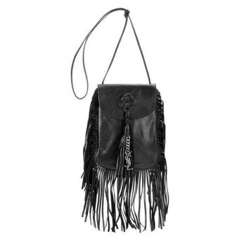 推荐Anita Fringe Leather Crossbody Bag商品