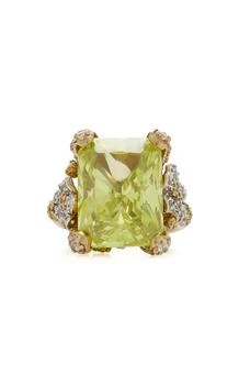 Anabela Chan | Anabela Chan - Lemon Cinderella 18K Yellow And White Gold Multi-Stone Ring - Yellow - US 7 - Moda Operandi - Gifts For Her,商家Fashion US,价格¥17720
