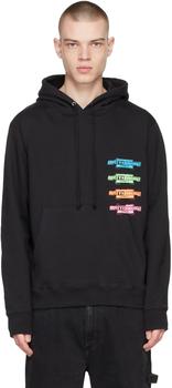 we11done卫衣好不好, We11done | Black Logo Hoodie商品图片 3.1折