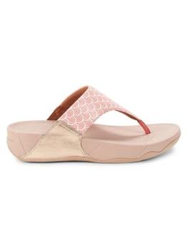 FitFlop | ​Lulu Wave-Print Wedge Sandals商品图片,3.8折