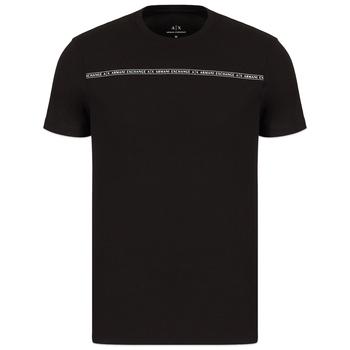 Armani Exchange | Armani Exchange Chest Band Logo T-Shirt - Black商品图片,