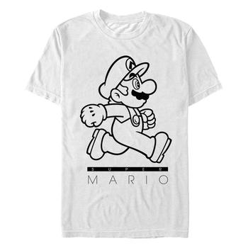 Nintendo | Nintendo Men's Super Mario On The Go Short Sleeve T-Shirt商品图片,独家减免邮费