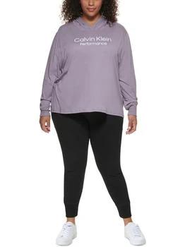 Calvin Klein | Plus Womens Hooded Sweatshirt Hooded Sweatshirt 6.2折