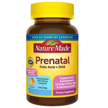Nature Made | 孕妇综合维生素(含DHA)软胶囊 60粒,商家Walgreens,价格¥249