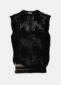 商品Dries Van Noten | Dries Van Noten Black Knitwear,商家NOBLEMARS,价格¥4471图片