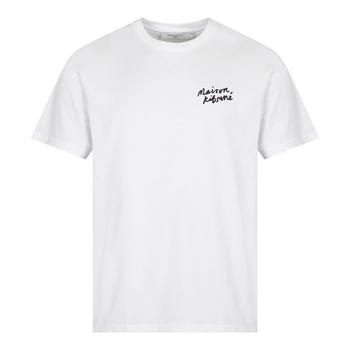 推荐Maison Kitsune Mini Handwriting T-Shirt - White商品