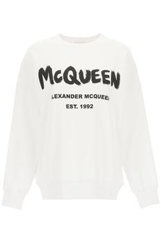 推荐Alexander mcqueen graffiti logo oversized sweatshirt商品