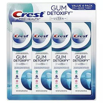 推荐Crest  Pro-Health Gum Detoxify Ultra Toothpaste (5.2 oz., 4 pk.)商品