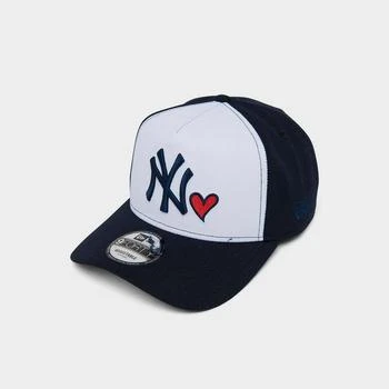 推荐New Era New York Yankees Heart MLB 9FORTY Snapback Hat商品