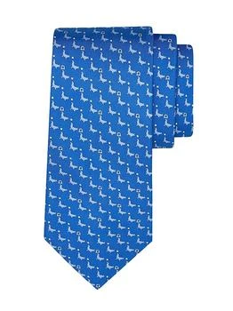 Salvatore Ferragamo | Alicia Silk Seal Tie,商家Saks Fifth Avenue,价格¥1623