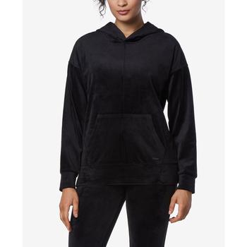 Marc New York by Andrew Marc | Women's Long Sleeve Leggings Length Velvet Hoodie商品图片,