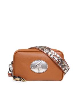 推荐Golden Goose Deluxe Brand Star Embellished Zipped Shoulder Bag商品