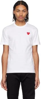 推荐白色 Heart T 恤商品