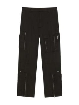 推荐Poplin trousers with multipockets with zip商品